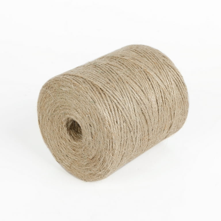 Hyper Tough 800' Jute Twine Natural, Biodegradable, Size: 800 inch