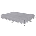 thumbnail image 3 of 6" Queen Polyester Memory Foam Mattress Covered in a Soft Aloe Vera Fabric, 3 of 3