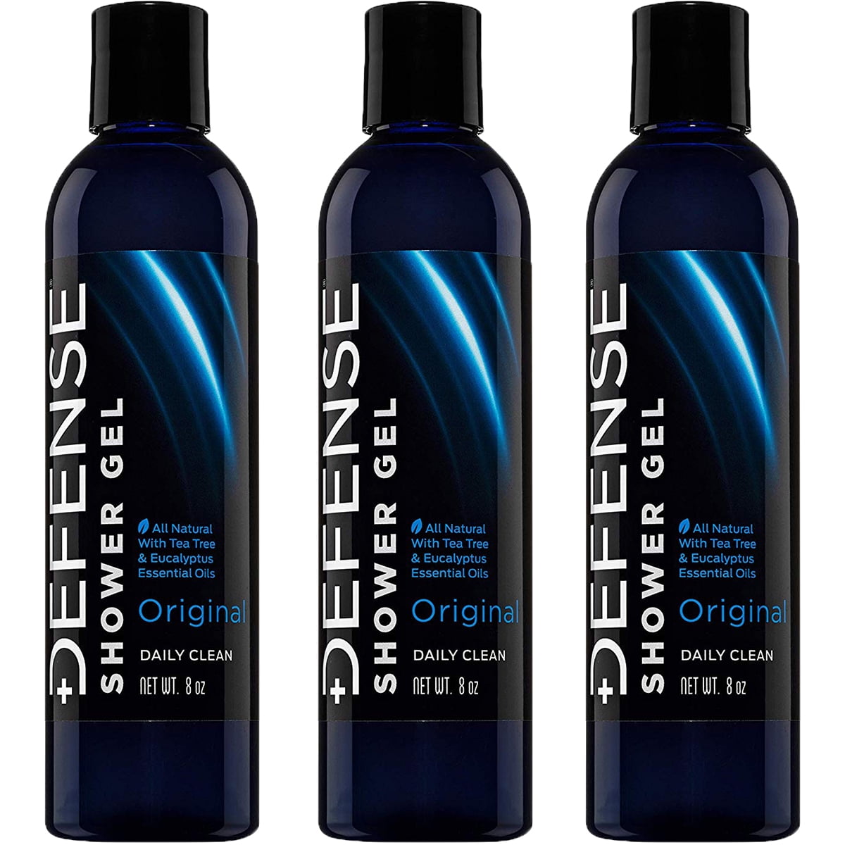 Defense Soap 8 oz. Antimicrobial Therapeutic Shower Gel 3 Pack