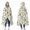 Beige Buffalo Skull, variant on Wearable Blanket,White Highland Cow Flower Butterfly Pattern Hooded Wearable Flannel Blanket for Adults & Teens,Winter Poncho Shawl Wrap Cape Cozy Anti-Pill,50"x60"