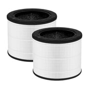 Nispira Airmega 100 3-in-1 True HEPA Activated Carbon Filter Replacement For Coway Airmega 100 Air Purifier, 2 Pack