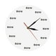 thumbnail image 2 of Reloj de pared motivacional, reloj silencioso decorativo, adorno de pared acrílico. blanco, 2 of 9