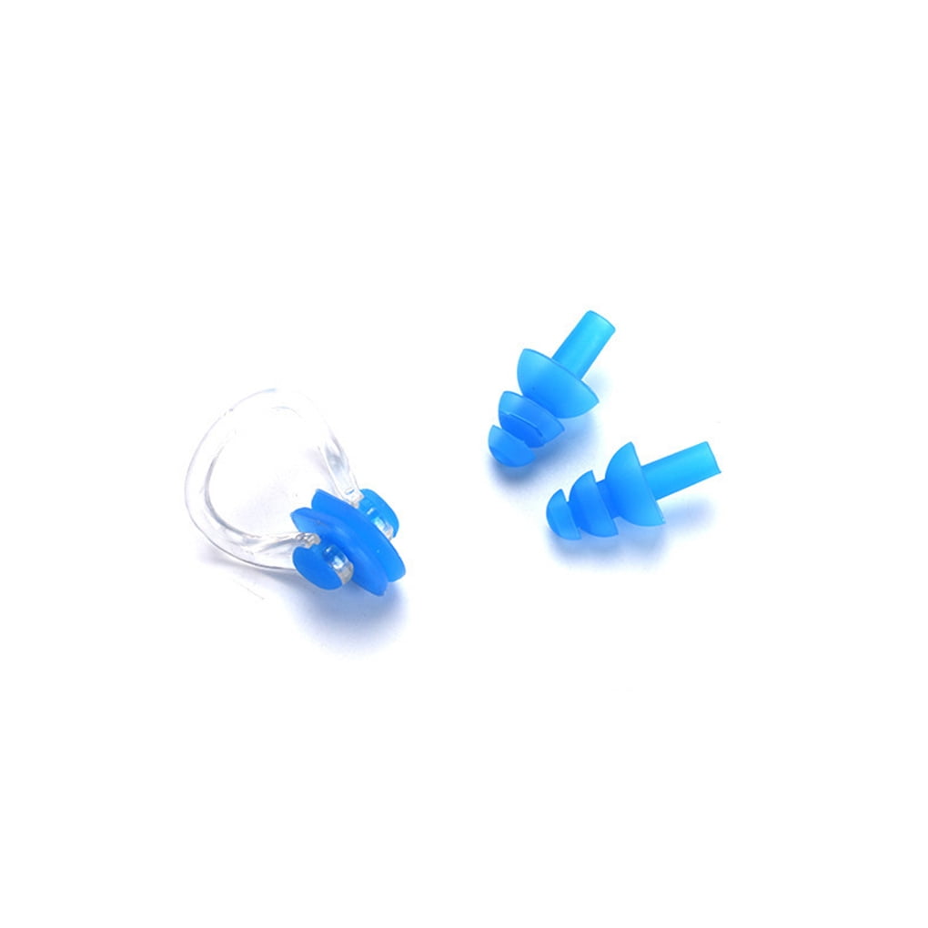 CHEX Plastic Padded Nose Clip & Push In Ear Plugs Set Adults One Size 