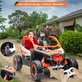 thumbnail image 5 of Towallmark 2 Seater Ride on UTV Car, Officially Licensed Can-Am Electric Off-Road Car, 4WD Kids Truck w/Remote Control, 2 * 24V 7AH Batteries, 4 * 200W Motor, Spring Suspension, Toys for Kids, 5 of 7