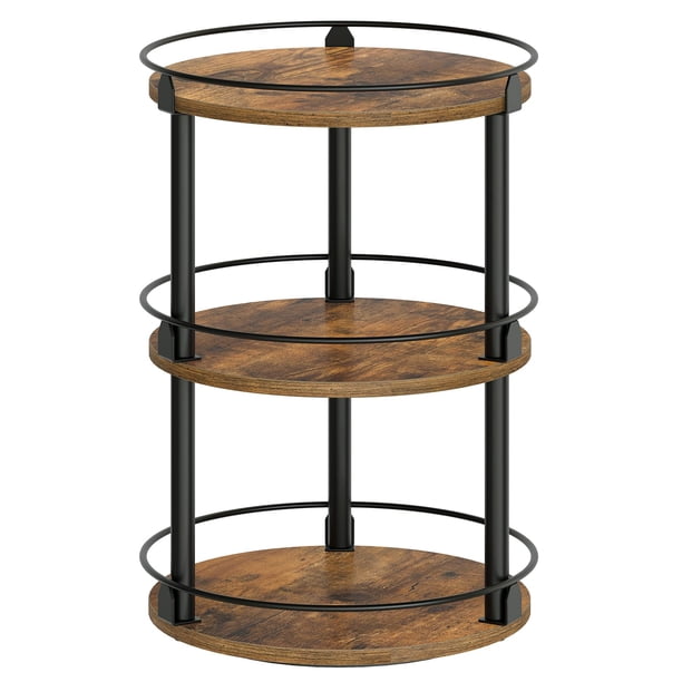 Organizador giratorio de 3 niveles para especias YATINEY 26 x 26 x 46 cm