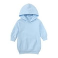 thumbnail image 2 of KYAIGUO Baby Girls Pullover Sweatshirt Toddler Long Sweatshirt Hooded Winter Tops for 1-5Y, 2 of 5