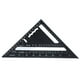 thumbnail image 4 of Regla triangular de 7 pulgadas, escuadra de carpintero, herramienta de medición portátil de aluminio para carpintería para bricolaje, 4 of 12