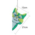 thumbnail image 2 of Decoración Colgante De Perro Gato Colgante de ventana de gato de vidrieras hermoso creativo lindo para la cocina de la oficina en el hogar Hugtrwg Libre de BPA, 2 of 9