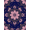Pink Blue, Pattern 1, variant on ODIKA 2'x3' Washable Doormat Non-Slip, Low Pile Japanese Motif Decorative Panel Cherry Tufted Chinese Asian Plum for Entryway, Kitchen, Laundry Room