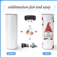 thumbnail image 2 of AGH 25 Pack Sublimation Tumbler Blanks with Lid and Straw,20 OZ Straight Stainless Steel Skinny Straight Sublimation Tumbler Cups, DIY Gift, 2 of 5