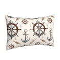 thumbnail image 2 of Haiem Pillowcase for Hair and Skin Queen - Anchor with Rope Printed Soft Pillowcase with Envelope Closure-14"x20", 2 of 9