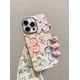 thumbnail image 4 of Funda de teléfono láser con purpurina de flores de lujo para iPhone 16 Pro Max, 15, 14 Plus, 13, 12, 11, Diamante suave, cubierta de protección de lente a prueba de golpes, 4 of 5