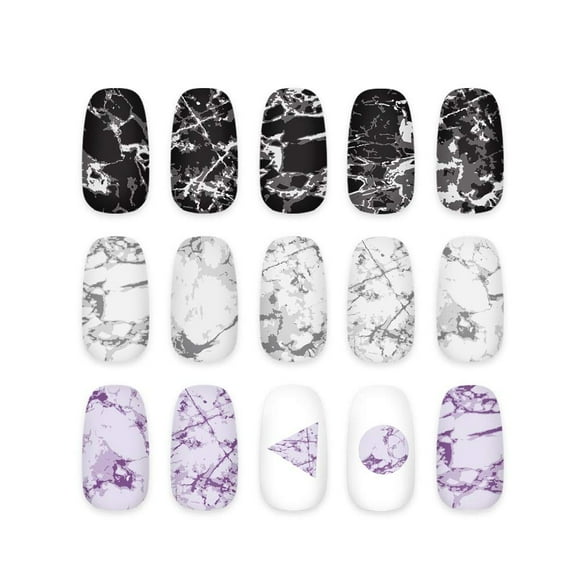 KADS Nail Art Stamping Plate Marble Nail Template Nail Art Design Tool Nail DIY Design Image Plate (FA056)
