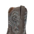 thumbnail image 4 of Bota DREAM PAIRS DWUMAB2511 Marrón Bordada con Tacón de 4 cm al Tobillo, 4 of 8
