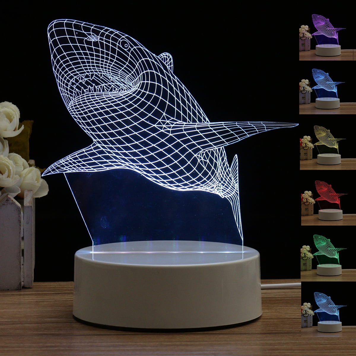 3d led table lamp