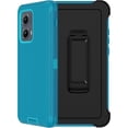 thumbnail image 1 of wonima11 RubCase for Motorola Moto Edge 2024 Case with Belt Clip Holster,2X Screen Protector, Heavy Duty Military Grade Full Body Shockproof Rugged Protective Cover for Moto Edge 5G 2024 (Lake), 1 of 1