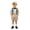 Green, variant on Baby Boys Gentleman Outfits Suits Shirt Shorts Bow Tie Suspenders