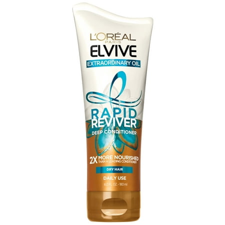 L'Oreal Paris Elvive Extraordinary Oil Rapid Reviver Deep Conditioner, 6 (Best Deep Conditioner For Fried Hair)
