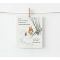 thumbnail image 2 of Winnie Classic Wall Art - the Pooh Quote Artwork - Nursery Wall Decor - If you live to be a hundred - Love and Friendship Unframed Print 8"x10", 2 of 5