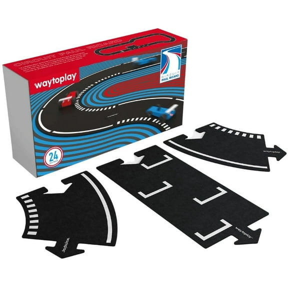 Waytoplay Flexible Roads - Circuit Paul Ricard Race Track- Rubber - PAULRICARD. Indoors Outdoors Flexible, Durable, Waterproof and Washable