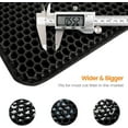 thumbnail image 3 of BN-LINK 17" x 23" Cat Litter Mat Trapping Match, Honeycomb Double Layer Design, Urine-Proof and Water Proof, Scatter Control, Easier to Clean & Washable(Black), 3 of 6