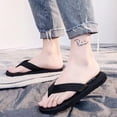 thumbnail image 4 of Oyedens Mens Flip Flop Sandals Fashion Casual Beach Thong Sandals Summer Indoor Outdoor Slippers, 4 of 6