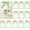 Green, variant on 12 PCS Clear Plastic Gift Bags with Handles, Orange Waterproof Clear PVC Reusable Party Favor Bags with Ribbon, 10.2 x 7.1 x 3.1 Inch, for Wedding, Birthday, Party, Candy & Gifts