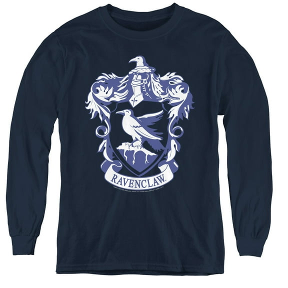 Harry Potter - Ravenclaw Crest - Youth Long Sleeve Shirt - Small