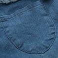 thumbnail image 5 of Richie House Girls' Denim Pants with Ruffles at Waist RH1563, 5 of 7