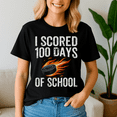 thumbnail image 2 of I Scored 100 Days Of School Hockey Kids Student Teacher, 100 Days of School Shirt,100 Day TShirt,Back to School Tee,Teacher Gift, 2 of 5