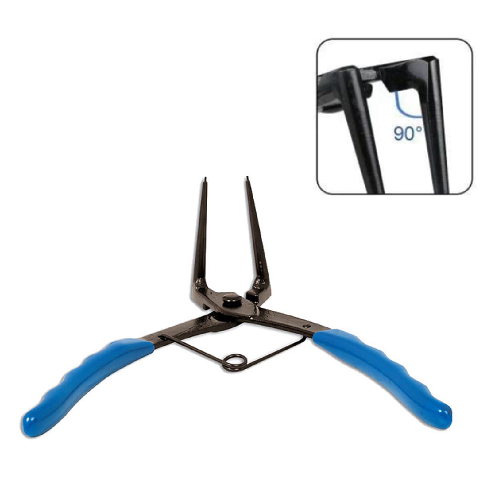 Nishiyuenyi Snap Ring Pliers Retaining Circlip Pliers Blue 90 Degrees Non Slip Precision for