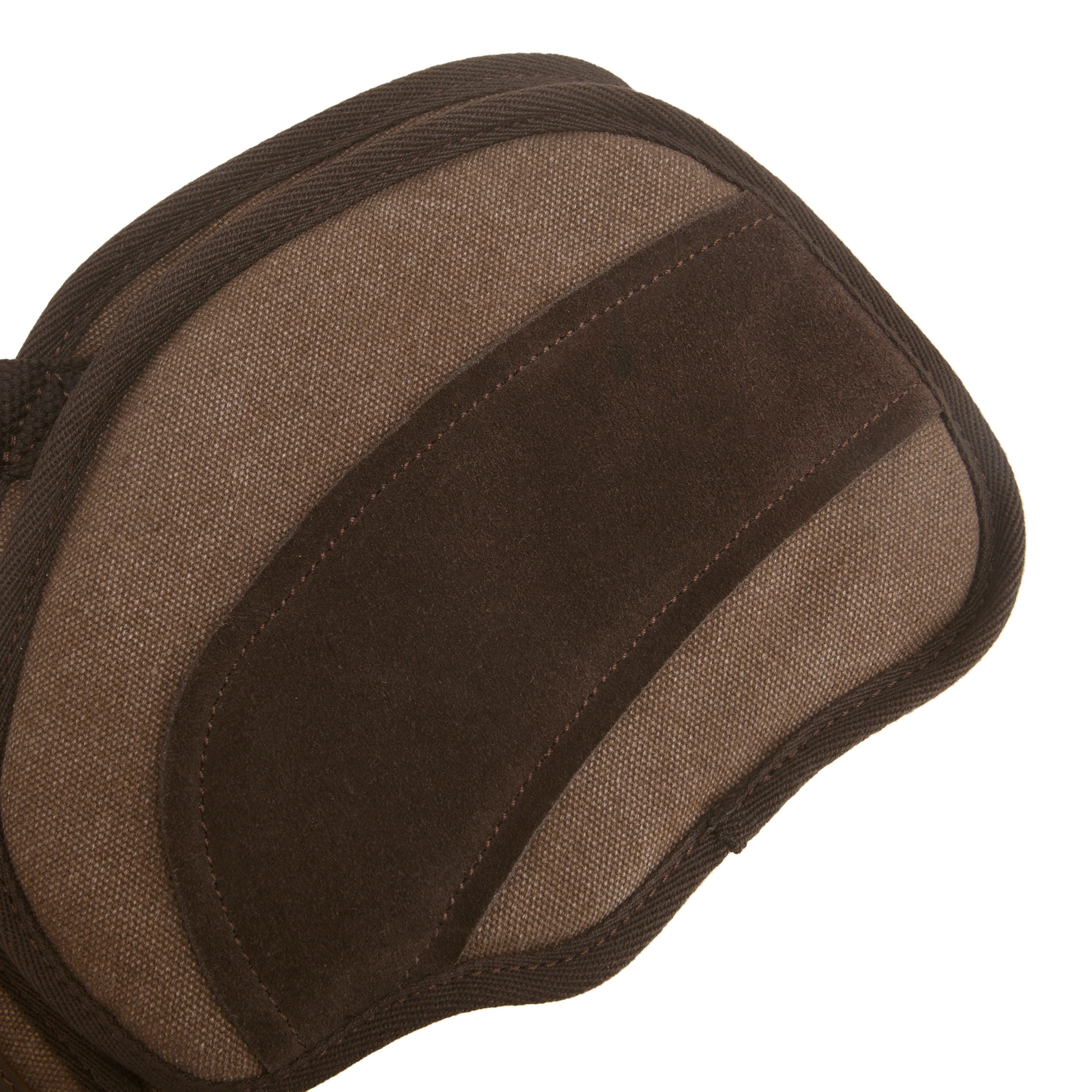 Vintage Canvas Leather Shooting Left Shoulder Recoil Pad , Shoulder Shield Protection for Left Chest