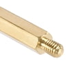thumbnail image 4 of Uxcell Brass M4 40mm+6mm Male-Female Hex Standoff 10 Pack, 4 of 5