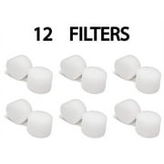 Nispira Replacement Sponges Air Filter, Optimizes Performance for Compressor System, 12 Filters