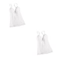 thumbnail image 2 of Sonducket Womens Adjustable Strap Built Bra Tank Tops   Camisole 2piezas Blanco METRO, 2 of 6