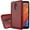 Red, variant on GSA Textured Embossed Lines Case for LG Aristo 4 Plus - Black