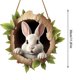 thumbnail image 2 of Signo Conejito Bienvenida Cantero La Puerta Construcción Pascua (D), 2 of 9