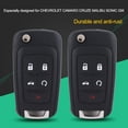 thumbnail image 2 of Llave de Chip de Control remoto de coche de entrada de 5 botones para CHEVROLET CAMARO CRUZE MALIBU SONIC GM Jadeshay  A, 2 of 9