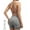 Grey, variant on Women's Yoga Jumpsuits, Workout V Back Rompers for Women Seamless One Piece Tummy Control Jumpsuit Scrunch Yoga Short