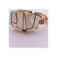 thumbnail image 5 of Natural Fluorite Gold Adjustable Ring, 5 of 6