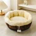 thumbnail image 6 of Orthopedic Pet Bed - Therapeutic Round Dog Cat Bed with Faux Fur Mattress for Joint Support Comfortable Sleeping Pad for All Size Pets Machine Washable, 6 of 6