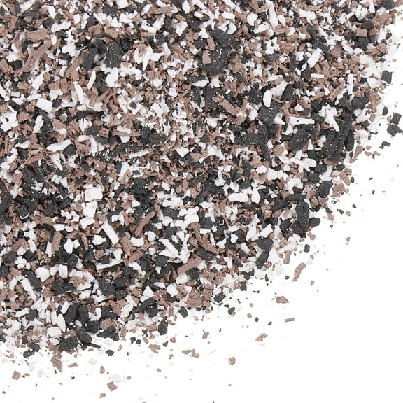 Uxcell Polymer Clay Faux Confetti Crumbs 50g for Art DIY Nail(Brown,Black,White)