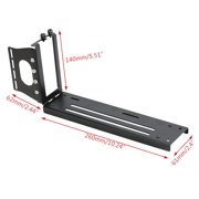 PCI-E PC Graphics Cards Vertically kickstand base Vertical GPU Bracket Holder with LED 12V 4pin RX