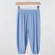 thumbnail image 1 of Pantalones de chándal informales holgados para niños, pantalones transpirables hasta el tobillo de Color sólido para niños y niñas, pantalones antimosquitos de verano, 1 of 5