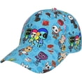 thumbnail image 1 of Dandys World Cap Printed Adjustable Baseball Hat Fan Cap for Men Women, 1 of 6