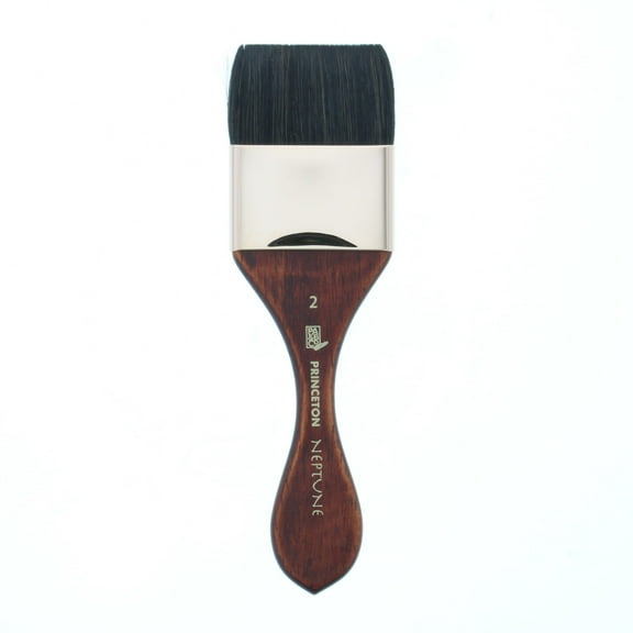 Princeton Brush Neptune Synthetic Squirrel Watercolor Brush, Mottler, 2