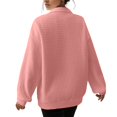 thumbnail image 5 of Vedolay Basic Sweatshirt for Women 2023 Long Sleeve Crew Neck Pullover Sweater with Plus Size Pink,XL, 5 of 5