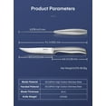 thumbnail image 7 of D.Perlla Steak Knives, Non Serrated Stainless Steel Sharp Steak Knife Set of 8 with Gift Box, 7 of 7
