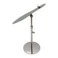thumbnail image 1 of DimyFew Shoe Rack Riser Shelf Modern Holder Anti Slip Steel Stand for High Heels Shop Sandals Countertop Silver, 1 of 8