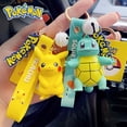 thumbnail image 2 of LLavero de Pokémon Pikachu, figuras de Anime de dibujos animados, llavero de kawaii pokeball para niño y niña, regalos de cumpleaños y Navidad, juguetes, 2022, 2 of 5